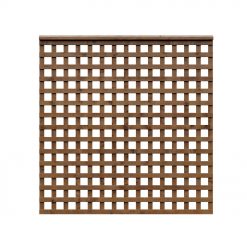 Brown Small Square Trellis 50mm (2") Holes